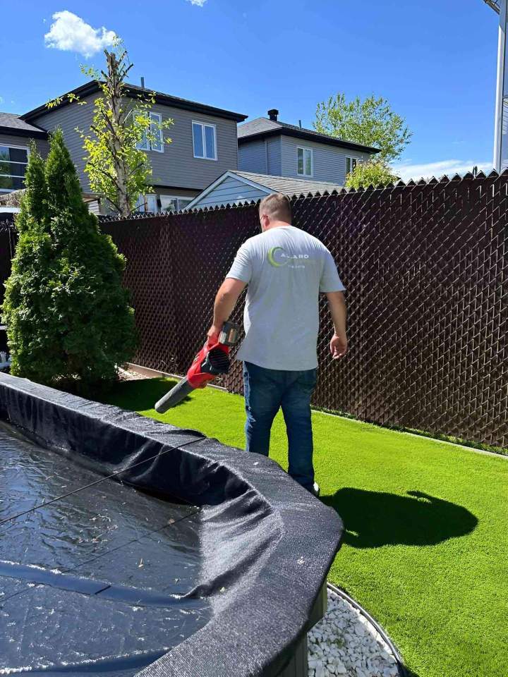 Installation de gazon synthétique Montréal