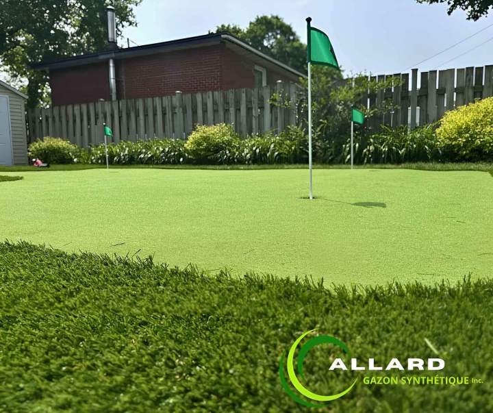 Gazon synthétique green de golf Montréal